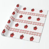 Valentinstag Wrapping Paper Geschenkpapier (Ungerollt)