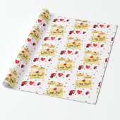 Valentinstag Wrapping Paper Geschenkpapier (Ungerollt)