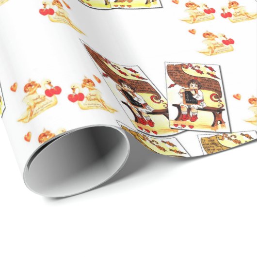 Valentinstag Wrapping Paper Geschenkpapier (Rolleneckpunkt)