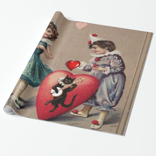 Valentinstag Wrapping Paper Geschenkpapier (Ungerollt)