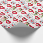 Valentinstag Wrapping Paper Geschenkpapier (Ecke)