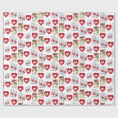 Valentinstag Wrapping Paper Geschenkpapier (Flach)