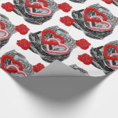 Valentinstag Wrapping Paper Geschenkpapier (Ecke)
