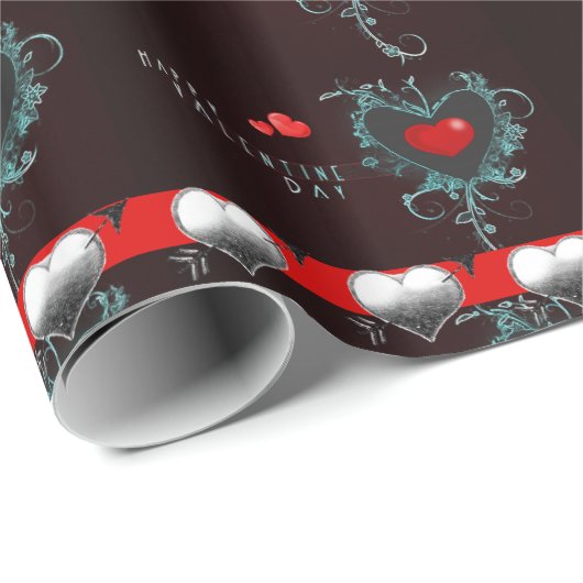 Valentinstag Wrapping Paper Geschenkpapier (Rolleneckpunkt)