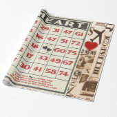 Valentinstag Wrapping Paper Geschenkpapier (Ungerollt)