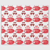 Valentinstag Wrapping Paper Geschenkpapier (Flach)