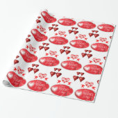 Valentinstag Wrapping Paper Geschenkpapier (Ungerollt)