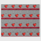 Valentinstag Wrapping Paper Geschenkpapier (Flach)
