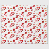 Valentinstag Wrapping Paper Geschenkpapier (Flach)