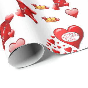 Valentinstag Wrapping Paper Geschenkpapier