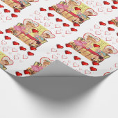 Valentinstag Wrapping Paper Geschenkpapier (Ecke)