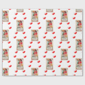 Valentinstag Wrapping Paper Geschenkpapier (Flach)