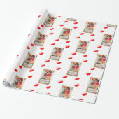Valentinstag Wrapping Paper Geschenkpapier (Ungerollt)