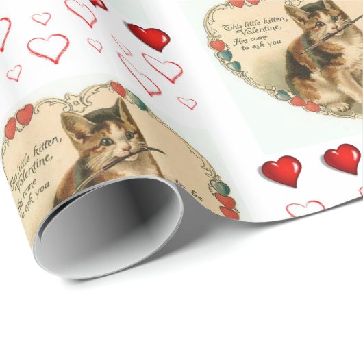 Valentinstag Wrapping Paper Geschenkpapier (Rolleneckpunkt)