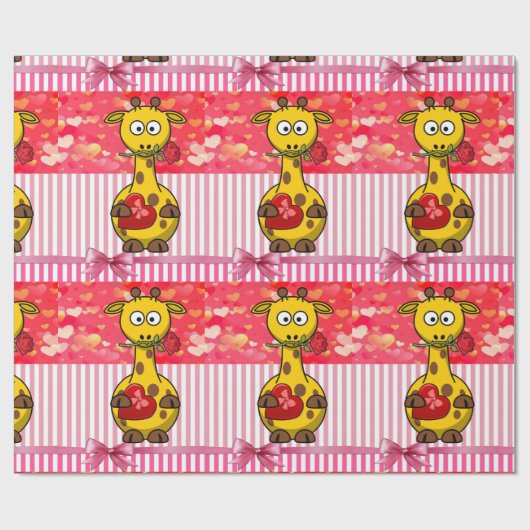 Valentinstag Wrapping Paper Geschenkpapier (Flach)