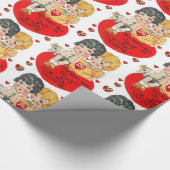 Valentinstag Wrapping Paper Geschenkpapier (Ecke)