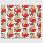 Valentinstag Wrapping Paper Geschenkpapier (Flach)