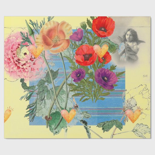 Valentinstag Wrapping Paper Geschenkpapier (Flach)