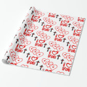 Valentinstag Wrapping Paper Geschenkpapier (Ungerollt)