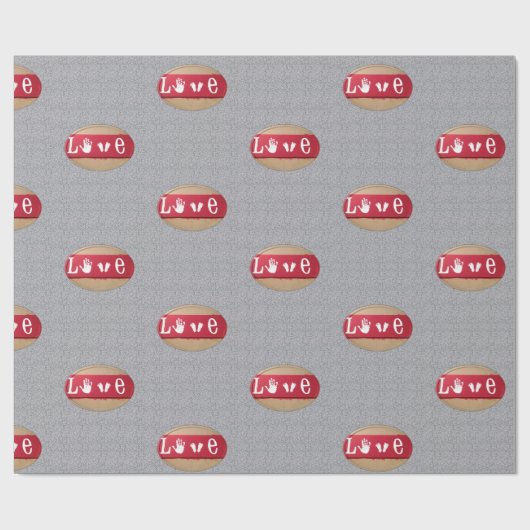 Valentinstag Wrapping Paper Geschenkpapier (Flach)