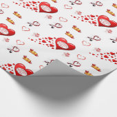 Valentinstag Wrapping Paper Geschenkpapier (Ecke)