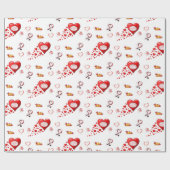 Valentinstag Wrapping Paper Geschenkpapier (Flach)