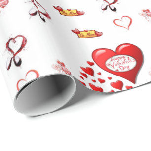 Valentinstag Wrapping Paper Geschenkpapier