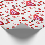 Valentinstag Wrapping Paper Geschenkpapier (Ecke)