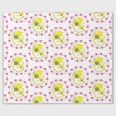 Valentinstag Wrapping Paper Hummelmäuse Geschenkpapier (Flach)