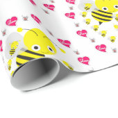 Valentinstag Wrapping Paper Hummelmäuse Geschenkpapier (Rolleneckpunkt)