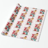 Valentinstag Wrapping Paper Vintag Geschenkpapier (Ungerollt)
