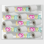 Valentinstag Wrapping Toilettenpapier Liebe Geschenkpapier (Flach)
