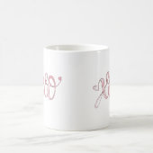 Valentinstag XOXO Design-Tasse Kaffeetasse (Mittel)