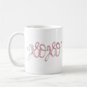 Valentinstag XOXO Design-Tasse Kaffeetasse (Links)