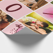 Valentinstag XOXO FotoCollage Geschenkpapier (Ecke)