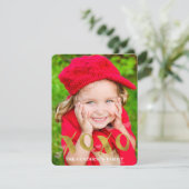 Valentinstag XOXO Fotokarte Feiertagskarte (Stehend Vorderseite)