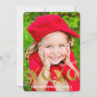 Valentinstag XOXO Fotokarte