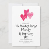 Valentinstag XOXO Hugs Kisses Herz Party Einladung (Vorderseite)