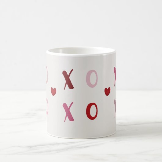 Valentinstag XOXO Kaffeetasse (Mittel)