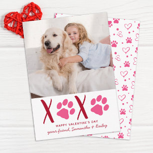 Valentinstag XOXO Niedlich Kinder Unterrichtsraum  Mitteilungskarte