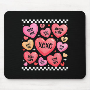 Valentinstag Xoxo Süße Worte Herzen Umarme Mich Kü Mousepad