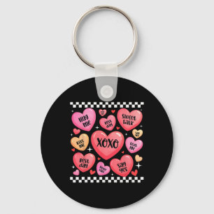 Valentinstag Xoxo Süße Worte Herzen Umarme Mich Kü Schlüsselanhänger