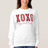 Valentinstag XOXO Sweatshirt (Vorderseite)