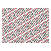 Valentinstag Xoxo Tischdecke (Vorderseite (Horizontal))