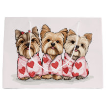 Valentinstag Yorkshire Terrier Dogs