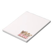 Valentinstag Yorkshire Terrier Dogs Notizblock (Rotiert)