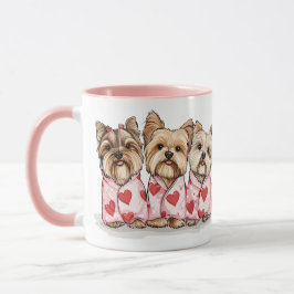 Valentinstag Yorkshire Terrier Dogs Tasse