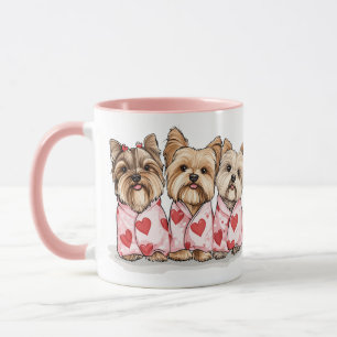 Valentinstag Yorkshire Terrier Dogs Tasse