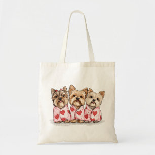 Valentinstag Yorkshire Terrier Dogs Tragetasche