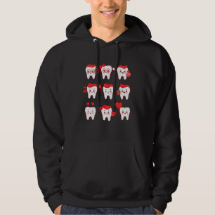 Valentinstag-Zahn XOXO Dentalhygienikerin De Hoodie